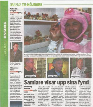 En Samling Samlare  AFTONBLADET